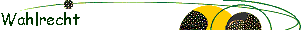 Wahlrecht